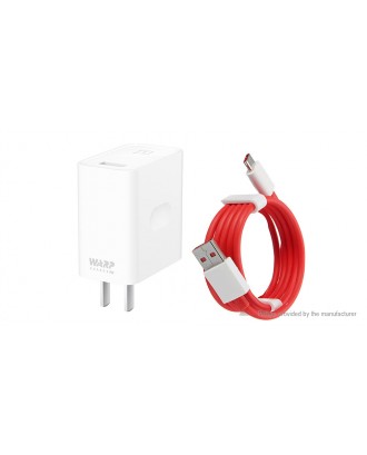 Authentic OnePlus 7 Pro Warp Charger Power Adapter + USB-C Cable Set