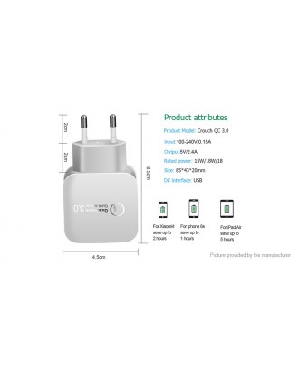 Travel USB Wall Charger Power Adapter (EU)