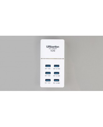 Urbantin 1500W 6-Port USB Charger Power Adapter (CN)