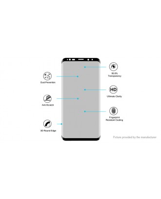 Hat.Prince 3D Tempered Glass Privacy Screen Protector for Samsung Galaxy S9