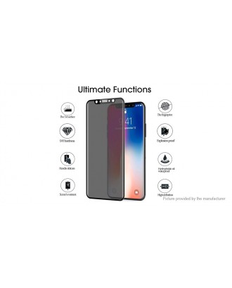 3D Tempered Glass Privacy Full Screen Protector for iPhone X/XS
