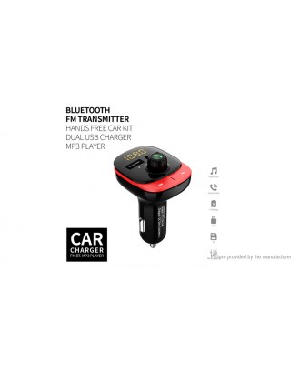 C22 Bluetooth V5.0 Car Kit FM Transmitter MP3 Player