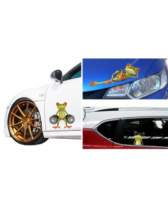 Authentic Lansiya 3D Frog Styled 3M Car Decoration Sticker